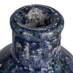 Decorative Terra-Cotta Vase, Crackle Glaze, Blue, 3 Style Options -Home Decor Sale Store df8700 7