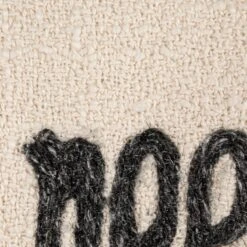 "All You Need Is Love And A Dog" Embroidered Square Throw Pillow, Natural & Black -Home Decor Sale Store df9330 5