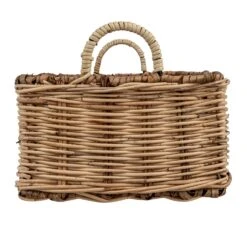 Hand-Woven Rattan Basket With 3 Sections & Handles, Natural (Pick Up Only) 5 Hand-Woven Rattan Basket With 3 Sections & Handles, Natural (Pick Up Only) -Home Decor Sale Store df9382 4