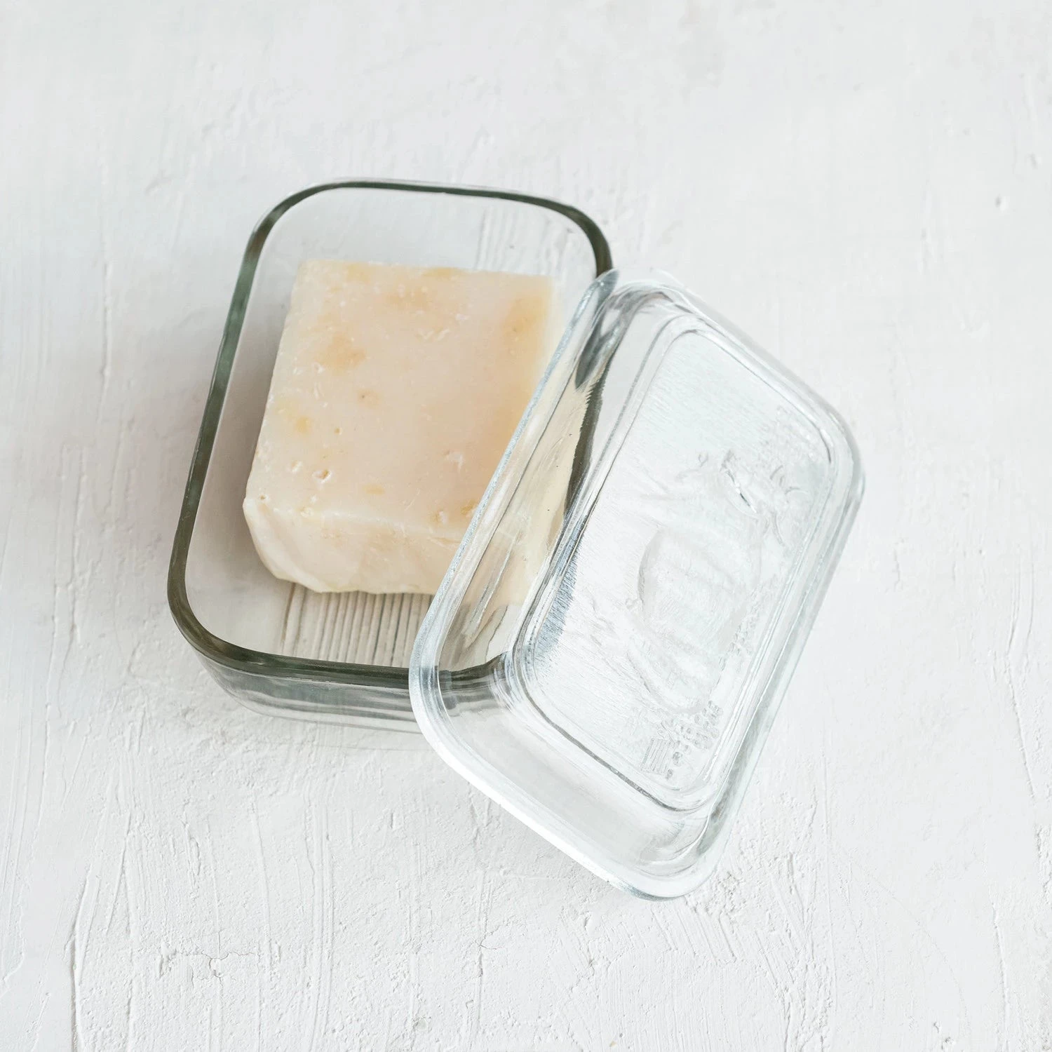 Pressed Glass Butter Dish With Cow 2 Pressed Glass Butter Dish With Cow - Image 2