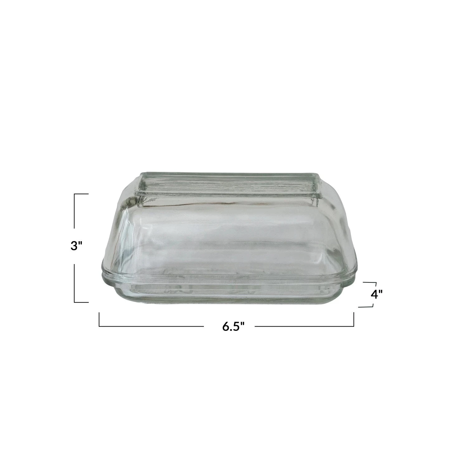Pressed Glass Butter Dish With Cow 6 Pressed Glass Butter Dish With Cow - Image 6