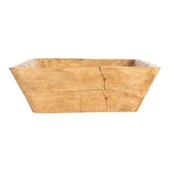 Mango Wood Scalloped Tray, Natural 11 Mango Wood Scalloped Tray, Natural -Home Decor Sale Store df9501 4