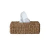 Hand-Woven Seagrass Tissue Box Cover, Natural
