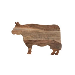 Cow Shaped Cheese / Cutting Board, Natural
