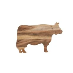 Cow Shaped Cheese / Cutting Board, Natural -Home Decor Sale Store dg0078 2