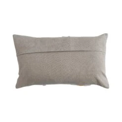 Cotton Slub Lumbar Pillow With Tufted Flowers, Natural & Yellow 8 Cotton Slub Lumbar Pillow With Tufted Flowers, Natural & Yellow -Home Decor Sale Store dg0554 1