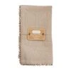 Pom Napkin Set, Khaki By Mud Pie