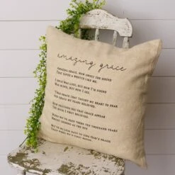 Amazing Grace Throw Pillow