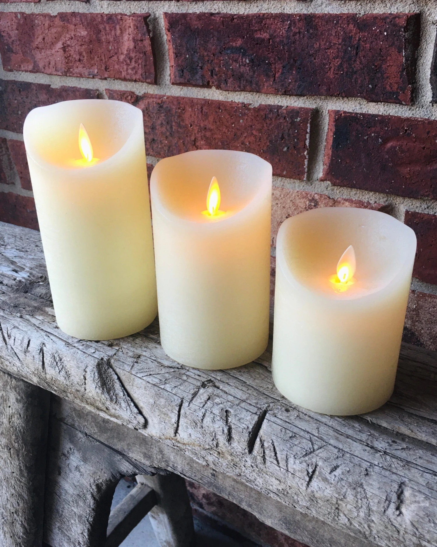 Flameless Candle, Cream, 3" Diameter, 4 Options 1 Flameless Candle, Cream, 3" Diameter, 4 Options