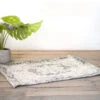 White & Grey Lux Rug (Pick Up Only)