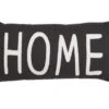 “Home” Black Tassel Pillow By Mud Pie