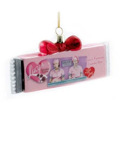 I Love Lucy® Chocolate Bar Glass Ornament By Kurt Adler