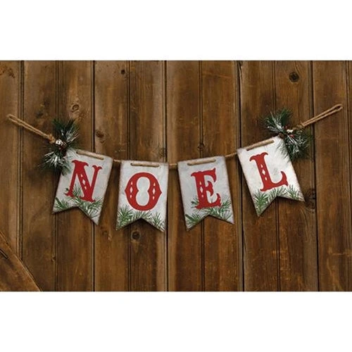 “Noel” Metal Pendant Garland 1 “Noel” Metal Pendant Garland