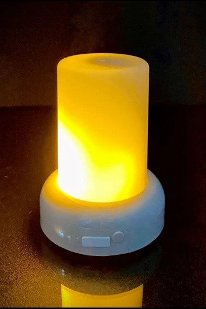 Flame Illusion Rechargeable Candle, Mini, 3.5" By The Light Garden 1 Flame Illusion Rechargeable Candle, Mini, 3.5" By The Light Garden