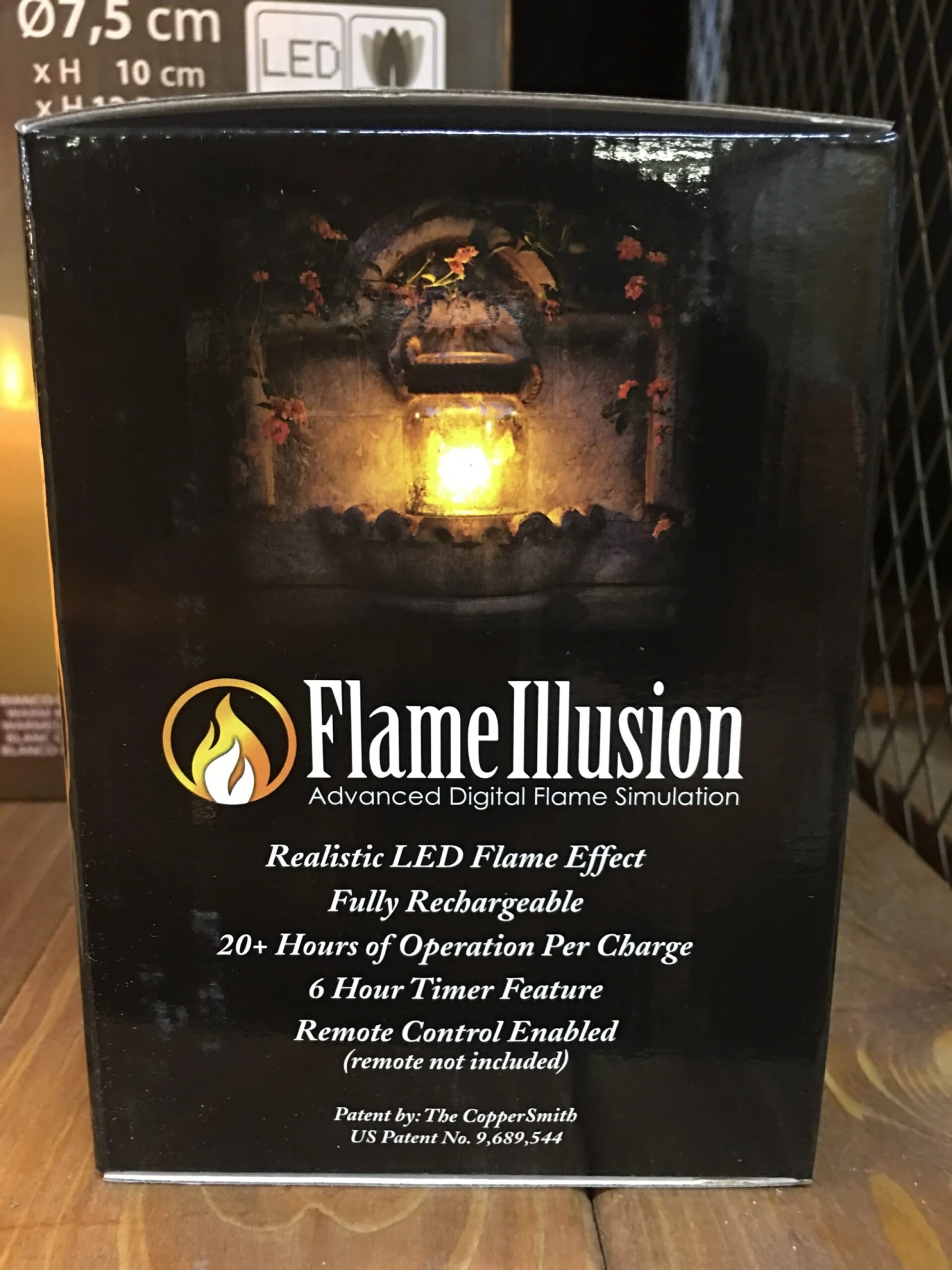 Flame Illusion Rechargeable Candle, 4.5" By The Light Garden 3 Flame Illusion Rechargeable Candle, 4.5" By The Light Garden - Image 3