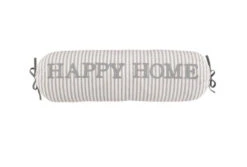 “Happy Home” Bolster Pillow By Mud Pie