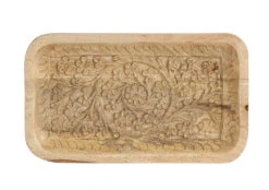 Hand-Carved Mango Wood Tray -Home Decor Sale Store image f1791cae 20d0 4fea 8504 af99357ea9f8