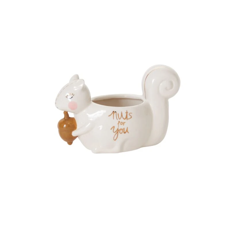 "Nuts For You" Squirrel Vase 1 "Nuts For You" Squirrel Vase