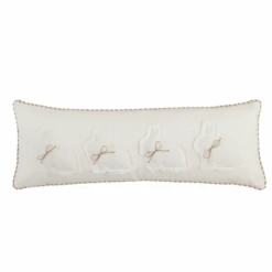 Spring Bunny Rabbit Long Pillow By Mud Pie