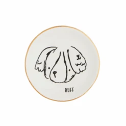 "Ruff" Puppy Dog Trinket Dish By Mud Pie