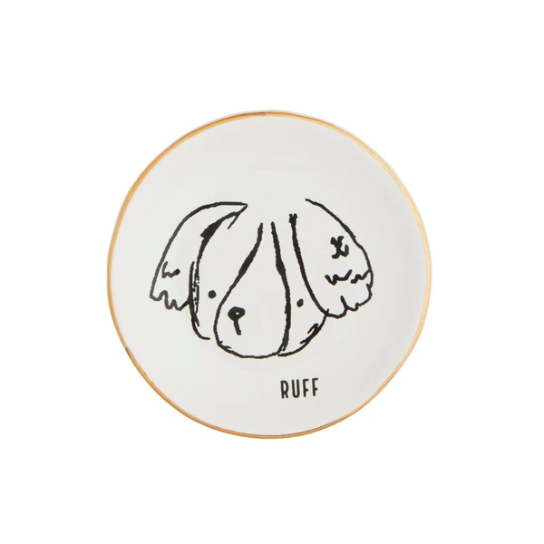 "Ruff" Puppy Dog Trinket Dish By Mud Pie 1 "Ruff" Puppy Dog Trinket Dish By Mud Pie
