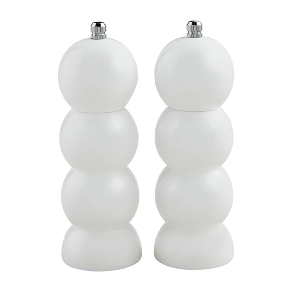 Bauble Ball Salt & Pepper Shaker Set By Mud Pie 1 Bauble Ball Salt & Pepper Shaker Set By Mud Pie