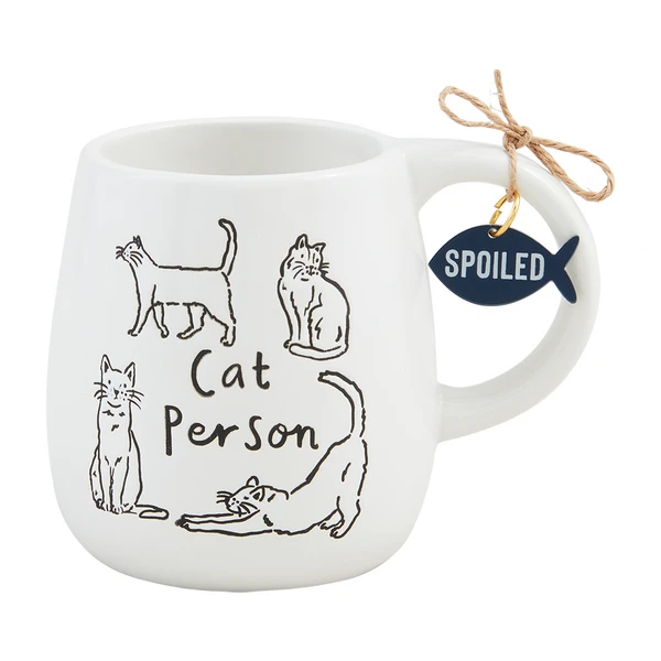 "Cat Person" Resist Kitty Cat Coffee Mug Cup By Mud Pie 1 "Cat Person" Resist Kitty Cat Coffee Mug Cup By Mud Pie