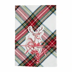 Reindeer Patch Christmas Kitchen Towel By Mud Pie