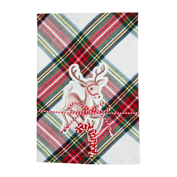 Reindeer Patch Christmas Kitchen Towel By Mud Pie 1 Reindeer Patch Christmas Kitchen Towel By Mud Pie