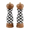 Checkered Salt & Pepper Grinder 2-Piece Set By Mud Pie