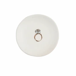 "Wedding Ring" Ring Trinket Dish By Mud Pie