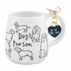"Dog Person" Resist Puppy Dog Coffee Mug Cup By Mud Pie