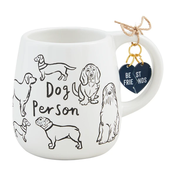 "Dog Person" Resist Puppy Dog Coffee Mug Cup By Mud Pie 1 "Dog Person" Resist Puppy Dog Coffee Mug Cup By Mud Pie