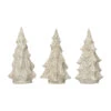 10.5" Stoneware Tree, Reactive Glaze, White, 3 Style Options