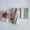 Christmas Holiday Striped Print Kitchen Tea Towel, 2 Style Options